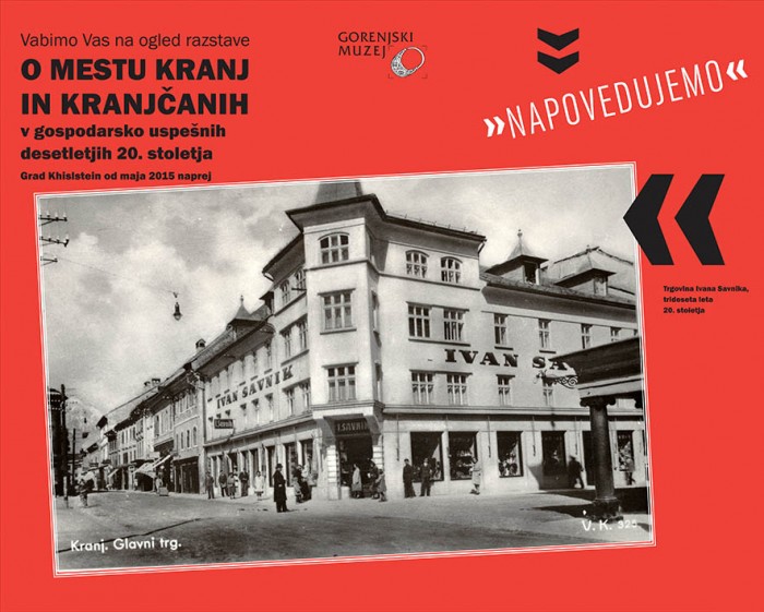 Odprtje razstave Gospodje in tovariši – kapitalistični in socialistični razcvet Kranja 1920-1980