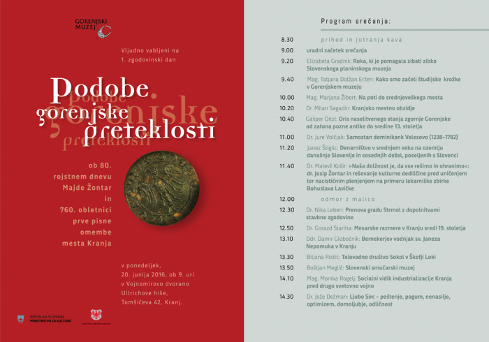 Podobe gorenjske preteklosti – 1. zgodovinski dan