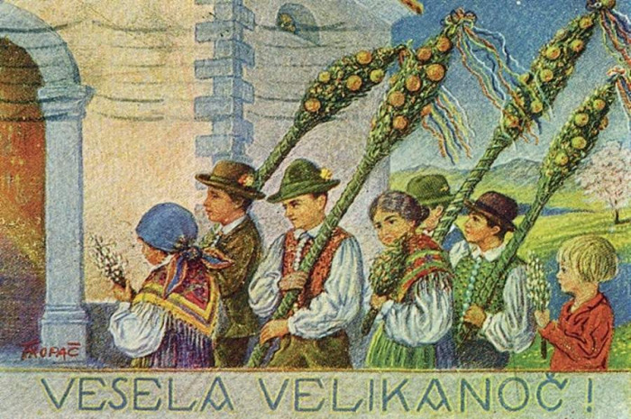 (Slovenski) Muzejska vitrina Vesela Aleluja – Praznujemo Veliko noč