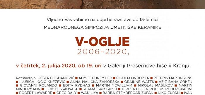 Odprtje razstave Mednarodni simpozij umetniške keramike V-Oglje 2006-2020