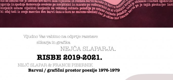 (Slovenski) Odprtje razstave del Nejča Slaparja