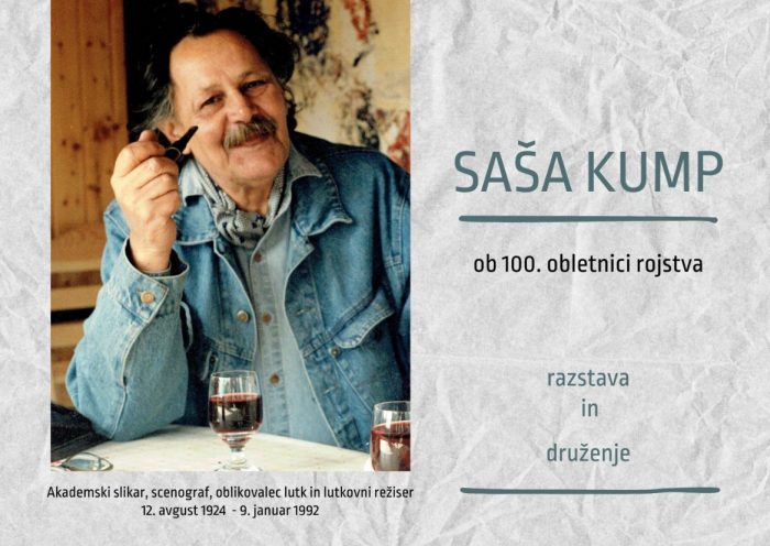 Razstava Saša Kump – ob 100. letnici rojstva