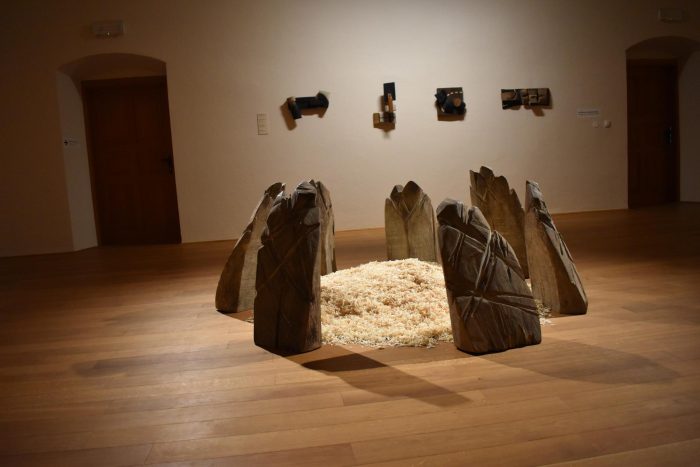 Odprtje razstave del Dragice Čadež