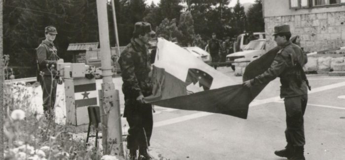 Odprtje razstave Vojna za samostojno Slovenijo 1991