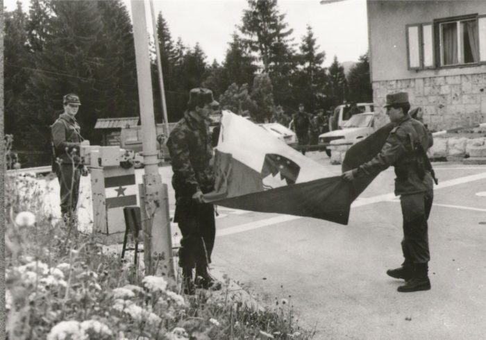 Odprtje razstave Vojna za samostojno Slovenijo 1991